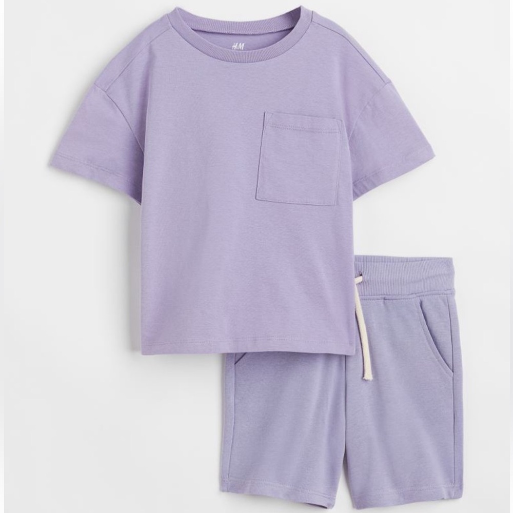 H&M 2-PIECE PRINTED SET